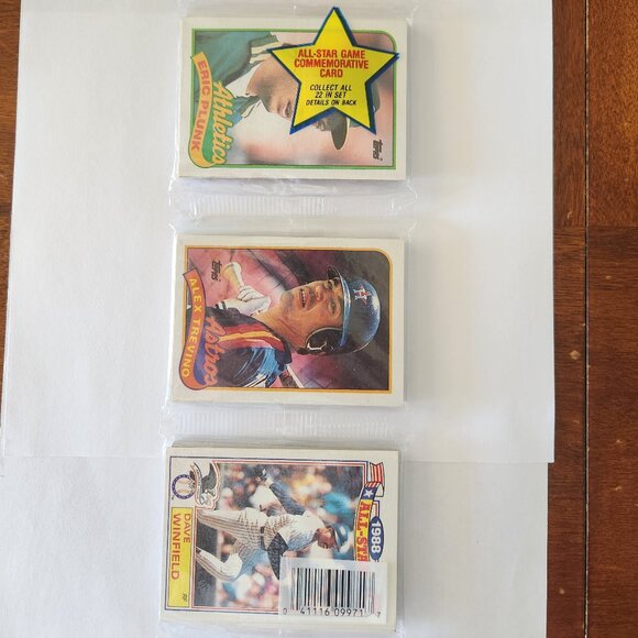 1989 Topps Baseball Rack Pack (3-Pack / 43 Cards Total) New unopened - Picture 1 of 6